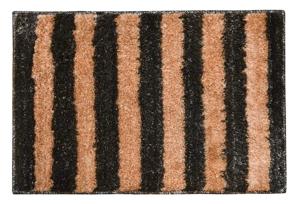 _Gold_Stripes_Design_Anti-Slip_Mantella_Bath_Mat_&_Runner_Size_-_40x60_CM,_55x137_CM,_Non-Slip_Latex_Backing_Floor_Mat_for_Bedroom,_Bedside,_Office,_Living_Room_(Grey-Gold)