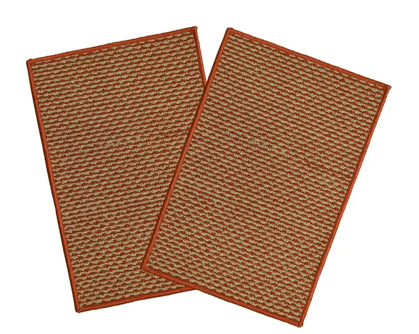 _Homes_Step_Confidently_and_Stylishly_with_Secure_Step_Premium_Venice_Anti-Skid_Gel_Backing_Tufted_Polypropylene_Mat_for_Slippery_Floors_Size_-_40x60_CM,_Pack_of_2_Piece_(Orange)