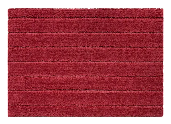 _Anti-Slip_Gel_Backing_Solid_Design_Paris_Microfiber_Bathroom_Rug_Bath_Mat_Size_-_40x60_CM,_for_Door,_Entrance_Way,_Mat_for_Floor,_Kitchen,_Tub,_Shower,_Pack_of_1_Piece_(Red)