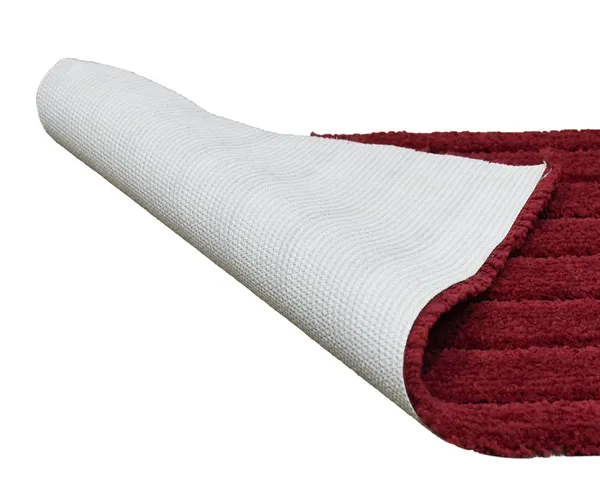 _Anti-Slip_Gel_Backing_Solid_Design_Paris_Microfiber_Bathroom_Rug_Bath_Mat_Size_-_40x60_CM,_for_Door,_Entrance_Way,_Mat_for_Floor,_Kitchen,_Tub,_Shower,_Pack_of_1_Piece_(Red)