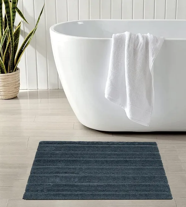 _Anti-Slip_Gel_Backing_Solid_Design_Paris_Microfiber_Bathroom_Rug_Bath_Mat_Size_-_40x60_CM,_for_Door,_Entrance_Way,_Mat_for_Floor,_Kitchen,_Tub,_Shower,_Pack_of_2_Piece_(Grey)