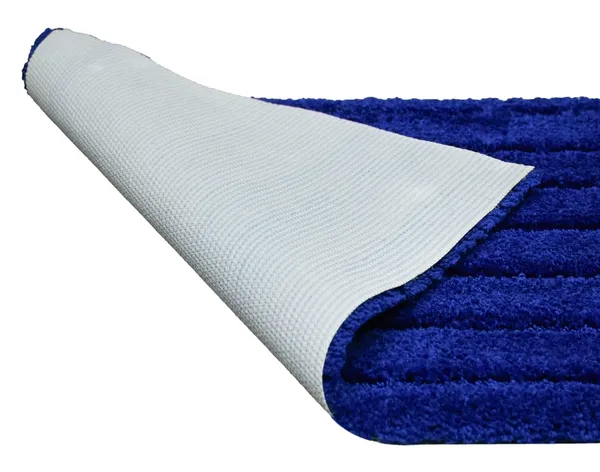 _Anti-Slip_Gel_Backing_Solid_Design_Paris_Microfiber_Bathroom_Rug_Bath_Mat_Size_-_40x60_CM,_for_Door,_Entrance_Way,_Mat_for_Floor,_Kitchen,_Tub,_Shower,_Pack_of_2_Piece_(Blue)