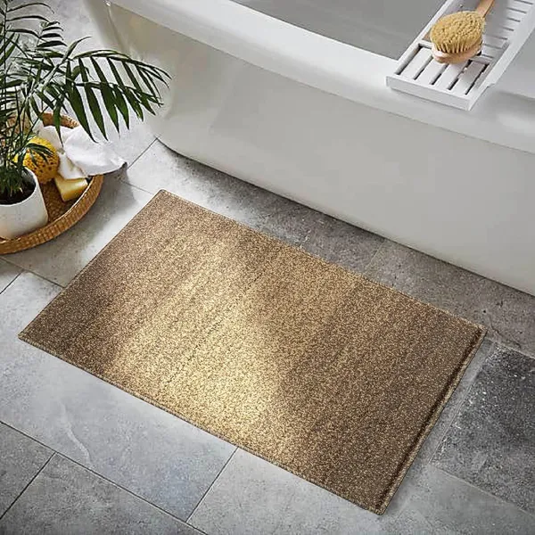 _Tufted_Bath_Mat_Anti-Slip_Latex_Backing_Microfiber_Ombre_Bathroom_Rug_Standard_Size_-_40x60_cm,_for_Bathroom,_Door,_Entrance_Way,_Mat_for_Floor,_Pack_of_2_Piece_(Gold)