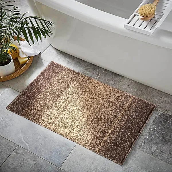 _Tufted_Bath_Mat_Anti-Slip_Latex_Backing_Microfiber_Ombre_Bathroom_Rug_Standard_Size_-_40x60_cm,_for_Bathroom,_Door,_Entrance_Way,_Mat_for_Floor,_Pack_of_1_Piece_(Coffee)