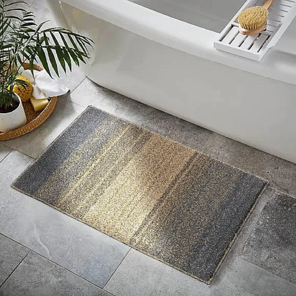 _Tufted_Bath_Mat_Anti-Slip_Latex_Backing_Microfiber_Ombre_Bathroom_Rug_Standard_Size_-_40x60_cm,_for_Bathroom,_Door,_Entrance_Way,_Mat_for_Floor,_Pack_of_2_Piece_(Grey)