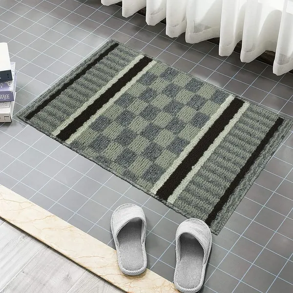 _Homes_Step_Confidently_and_Stylishly_with_Secure_Step_Premium_Patio_Anti-Skid_Gel_Backing_Tufted_Polypropylene_Door_Mat_for_Slippery_Floors_Size_-_40x60_CM,_Pack_of_1_Piece,_Grey