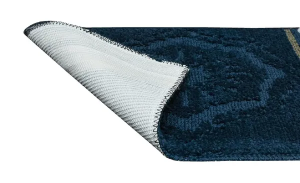 _Tufted_Mirage_Bath_Mat_Size_-_40x60_CM,_Geometric_Design_Non-Slip_Microfiber_Mat_for_Bathroom,_Floor,_Kitchen,_Living_Room,_Pack_of_1_Piece_-_Blue