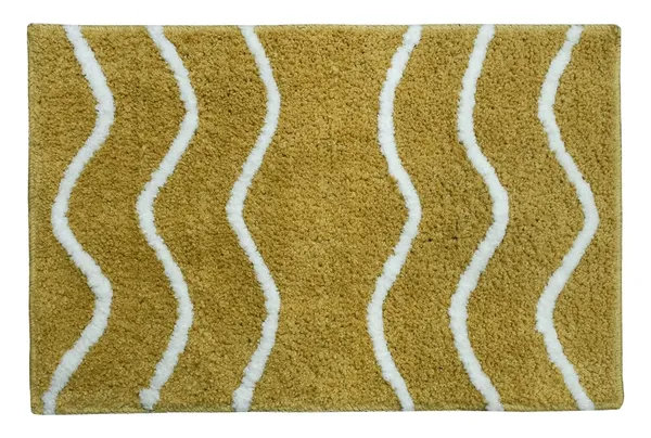 _Bath_Mat_Non-Slip_Gel_Backing_Waves_Design_Microfiber_Plush_Bath_Mat_Size_-_40x60_CM,_Floor_Mat,_Bathroom,_Door,_Entrance_Way,_Kitchen,_Pack_of_1_Piece,_Gold