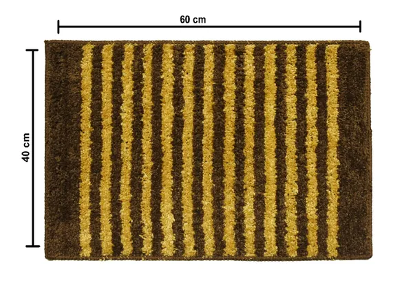 _Striped_Design_Anti-Skid_Gel_Backing_Mat_Microfiber_Relish_Bath_Mat_Size_-_40x60_CM,_Floor_Mat_Bathroom,_Door,_Entrance_Way,_Kitchen,_Pack_of_1_Piece,_Coffee