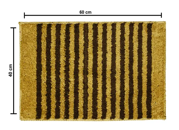 _Striped_Design_Anti-Skid_Gel_Backing_Mat_Microfiber_Relish_Bath_Mat_Size_-_40x60_CM,_Floor_Mat_Bathroom,_Door,_Entrance_Way,_Kitchen,_Pack_of_1_Piece,_Gold