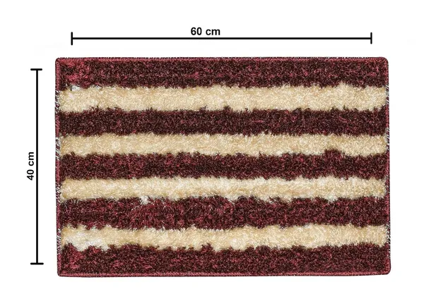 _Bath_Mat_Tufted_Microfiber_Bathroom_Rug_Montella_Floor_Mat_Size_-_40x60_CM,_Non-Slip_Gel_Backing_Mat_for_Bedroom,_Bathroom,_Entrance_Door,_Office,_Pack_of_1_Piece_-_Maroon
