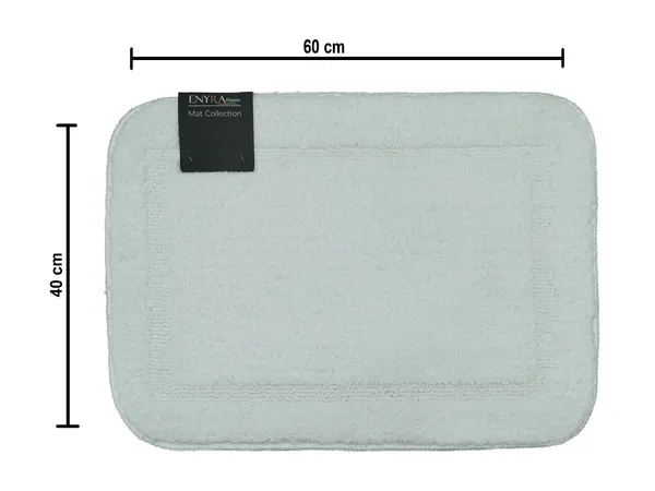 _Bath_Mat_Non-Slip_Gel_Backing_Tufted_White_Bliss_Microfiber_Mat_Size_-_40x60_CM,_Bathroom,_Floor,_Kitchen,_Home,_Living_Room,_Pack_of_1_Piece