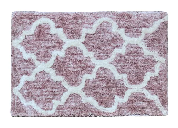 _Microfiber_Serene_Bath_Mat_Size_-_37x57_CM,_Non-Slip_Hot_Melt_Backing_Abstract_Design_Mat_for_Bathroom_Floor,_Door,_Kitchen,_Entrance_Way,_Bedroom_-_Pack_of_1_Piece,_Wine