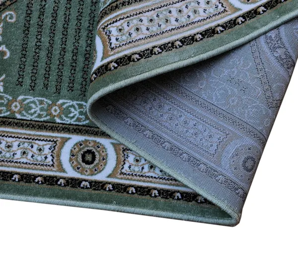 _Anti-Slip_Polyester_Traditional_Design_Jhelum_Carpet_Runner_2x6_Feet/24x72_Inch,_Pack_of_1_Piece,_for_Bedside,_Bedroom,_Kitchen,_Living_Room,_Hall,_Dining_Area,_(Olive_Green)