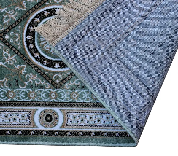 _Anti-Slip_Polyester_Traditional_Design_Jhelum_Carpet_Runner_2x6_Feet/24x72_Inch,_Pack_of_1_Piece,_for_Bedside,_Bedroom,_Kitchen,_Living_Room,_Hall,_Dining_Area,_(Olive_Green)
