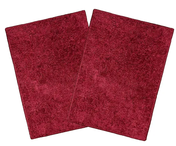 _Door_Mat,_Door_Mats_for_Home_Entrance,_Floor_Mat_for_Livingroom_Non-Slip_Gel_Backing_Tufted_Microfiber_Charisma_Bath_Mat_Size_-_37x57CM,_Pack_of_2_Piece,_Maroon
