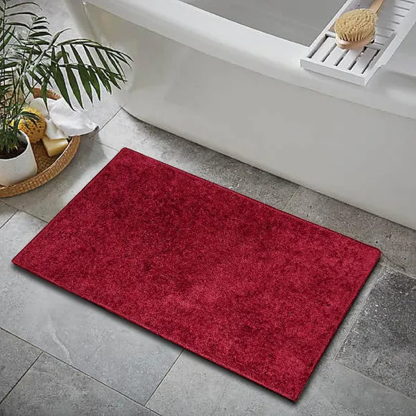 _Bath_Mat,_Mats_for_Floor,_Floor_Mats_for_Home,_Anti-Skid_Gel_Backing_Tufted_Microfiber_Charisma_Bath_Mat_Size_-_37x57CM,_Pack_of_1_Piece,_Maroon