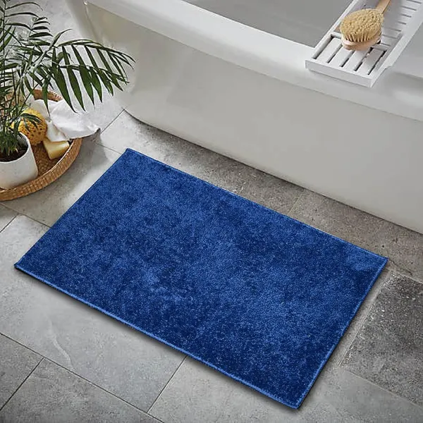_Kitchen_Floor_Mat,_Bathroom_Door_Mat,_Bathroom_Door_Mat_Non-Slip_Gel_Backing_Tufted_Microfiber_Charisma_Bath_Mat_Size_-_37x57CM,_Pack_of_1_Piece,_Blue