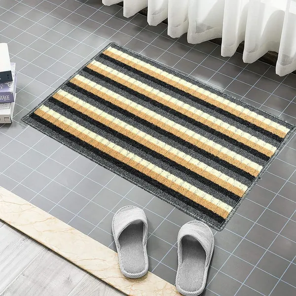 _Homes_Step_Confidently_and_Stylishly_with_Secure_Step_Premium_Patio_Anti-Skid_Gel_Backing_Tufted_Polypropylene_Door_Mat_for_Slippery_Floors_Size_-_40x60_CM,_Pack_of_1_Piece_(Grey)