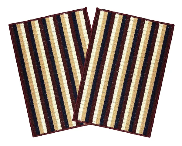 _Homes_Step_Confidently_and_Stylishly_with_Secure_Step_Premium_Patio_Anti-Skid_Gel_Backing_Tufted_Polypropylene_Mat_for_Slippery_Floors_Size_-_40x60_CM,_Pack_of_2_Piece_(Maroon)