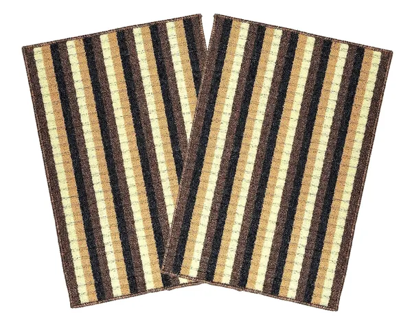 _Homes_Step_Confidently_and_Stylishly_with_Secure_Step_Premium_Patio_Anti-Skid_Gel_Backing_Tufted_Polypropylene_Mat_for_Slippery_Floors_Size_-_40x60_CM,_Pack_of_2_Piece_(Brown)