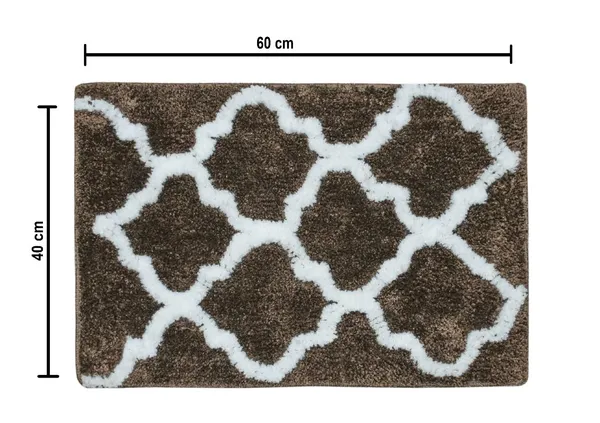 Bathroom_Door_Mat_2100_GSM_Microfiber_Tufted_Anti-Slip_Hot_Melt_Backing_Serene_Abstract_Design_Bath_Mat_Size_-_37x57_CM_Pack_of_1_Piece_-_Coffee