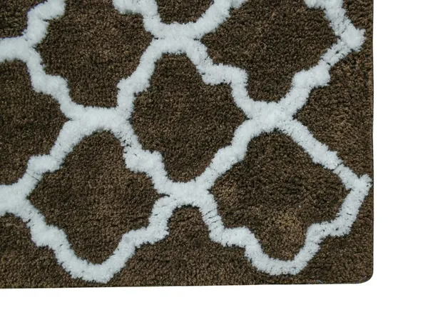 Bathroom_Door_Mat_2100_GSM_Microfiber_Tufted_Anti-Slip_Hot_Melt_Backing_Serene_Abstract_Design_Bath_Mat_Size_-_37x57_CM_Pack_of_1_Piece_-_Coffee