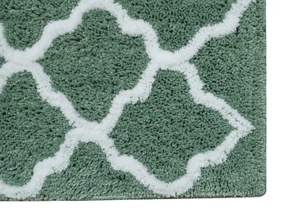 Mat_for_Bathroom_Canvas_Microfiber_Thread_Tufted_Anti-Slip_Hot_Melt_Backing_Serene_Abstract_Design_Bath_Mat_Size_-_37x57_CM_Pack_of_1_Piece_-_Green