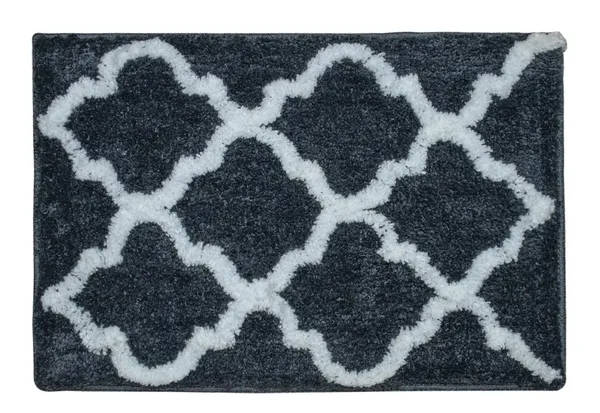 Bathroom_Mat_2100_GSM_Canvas_Microfiber_Thread_Tufted_Anti-Slip_Hot_Melt_Backing_with_Half_Binding_Sttiching_Serene_Abstract_Design_Bath_Mat_Size_-_38x58_CM_Pack_of_1_Piece_-_Grey