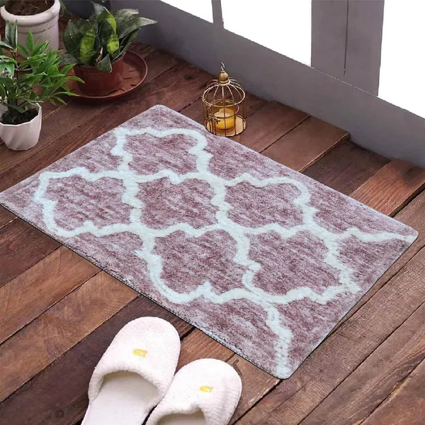 Floor_Mat_for_Home_Canvas_Microfiber_Thread_Tufted_Anti-Slip_Hot_Melt_Backing_with_Half_Binding_Sttiching_Serene_Abstract_Design_Bath_Mat_Size_-_38x58_CM_Pack_of_1_Piece_-_Wine