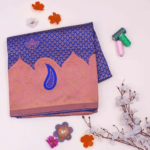 Blue_Aquiliq_Woven_Bollywood_Pure_Silk_Saree_For_Women