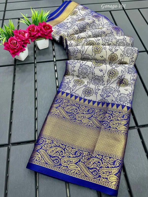 Navy_Pure_Ganga_Kanjivaram_Silk_Saree_For_Women