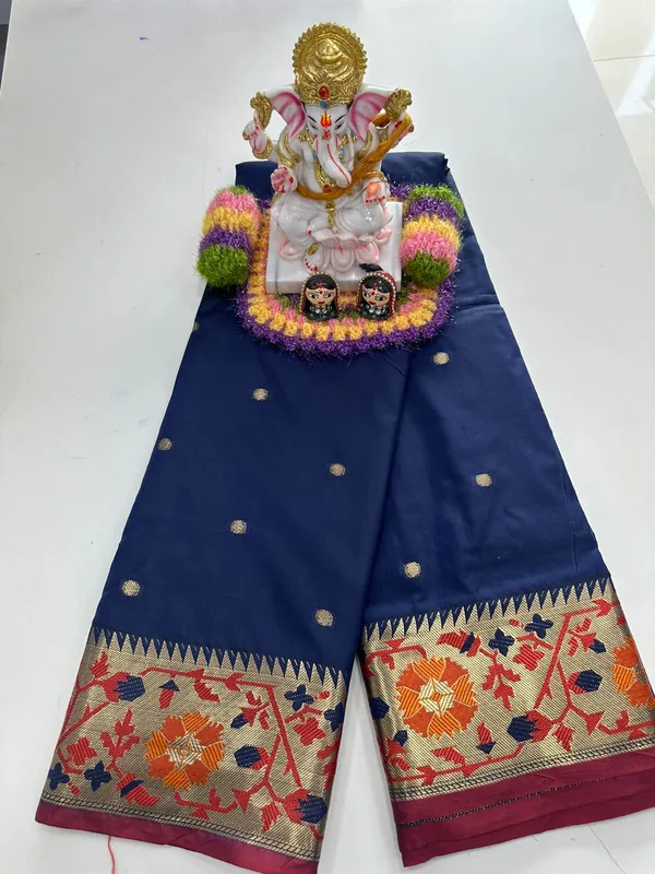 Blue_Soft_Pethani__Silk_Saree_With_Zari__Design_Weawing_Pallu_For_Women