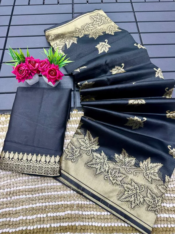 Black_Pure_Silk_Kanjivaram_Saree_For_Women