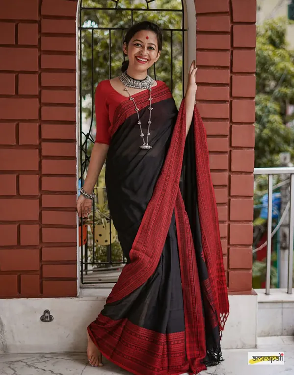 Black_Chanderi_Kanjivaram_Saree_For_Women