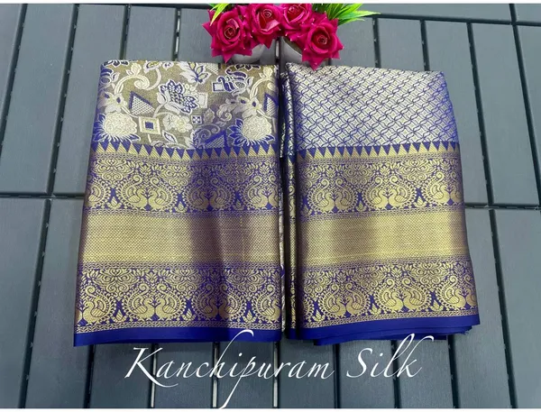Navy_Pure_Ganga_Kanjivaram_Silk_Saree_For_Women
