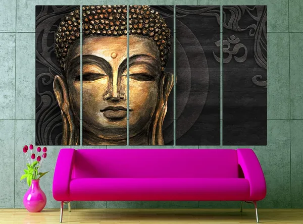 KYARA_ARTS_Big_Size_Multiple_Frames,_Beautiful_Wall_Art_Painting_for_Living_Room,_Bedroom,_Office,_Hotels,_Drawing_Room_Wooden_Framed_Digital_Painting_(60inch_x_36inch)_s29
