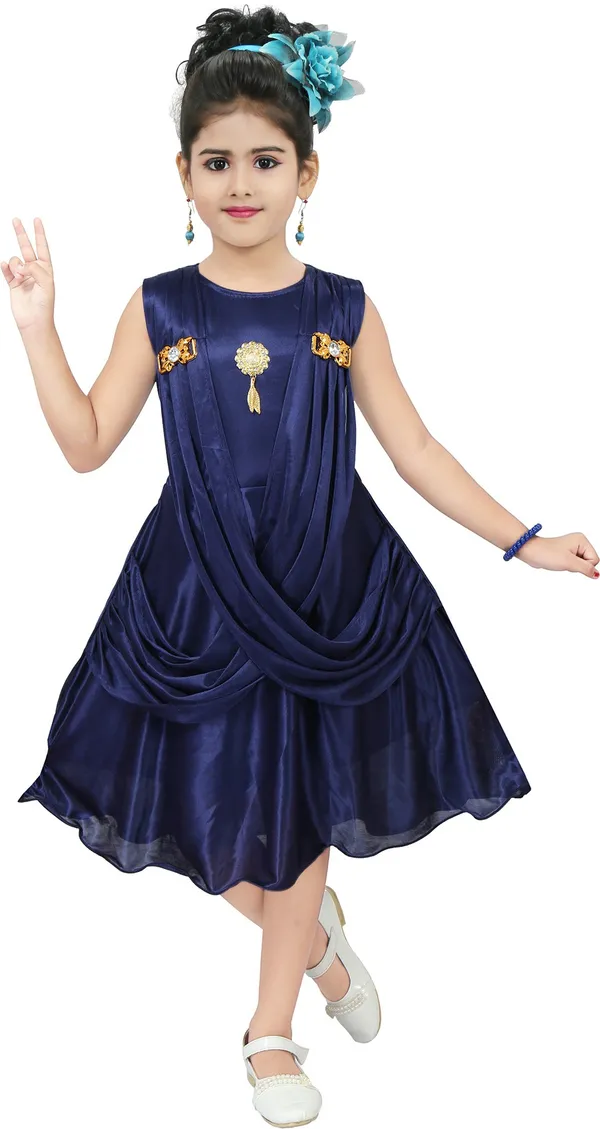 Dark_Blue_Sleeveless_Girls_Midi/Knee_Length_Casual_Dress_(Dark_Blue,_Sleeveless)