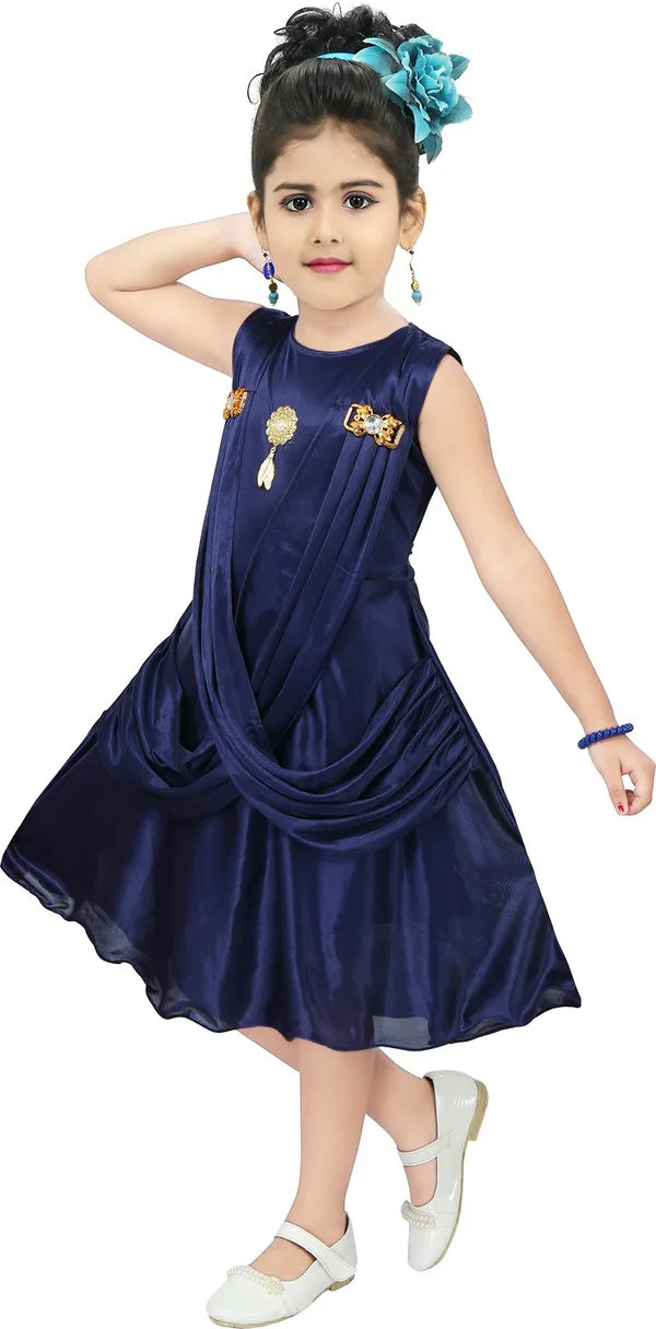 Dark_Blue_Sleeveless_Girls_Midi/Knee_Length_Casual_Dress_(Dark_Blue,_Sleeveless)