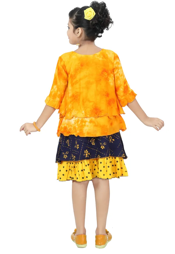 Yellow__Girls_Party_Wear_Festive_Skirt_Top_(Yellow)