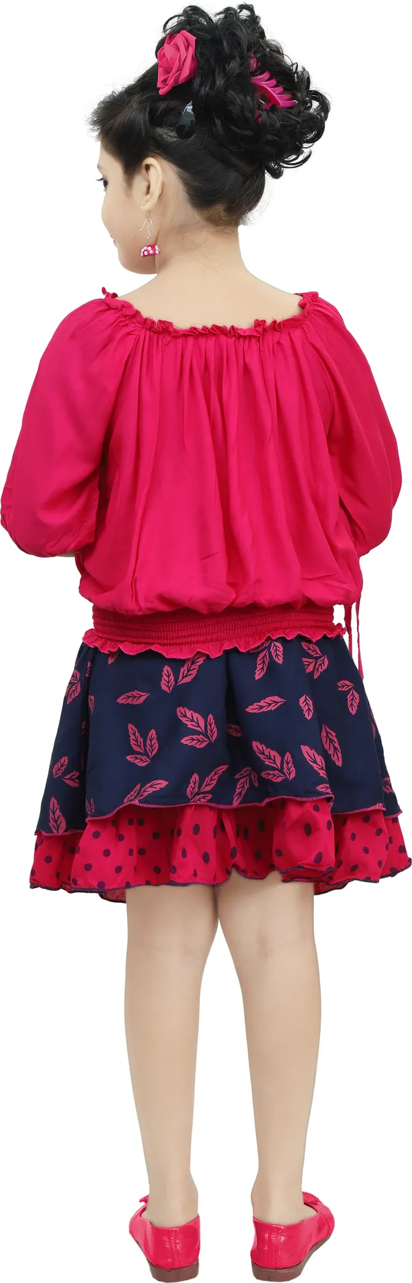 Pink__Girls_Casual_Top_Skirt_(Pink)