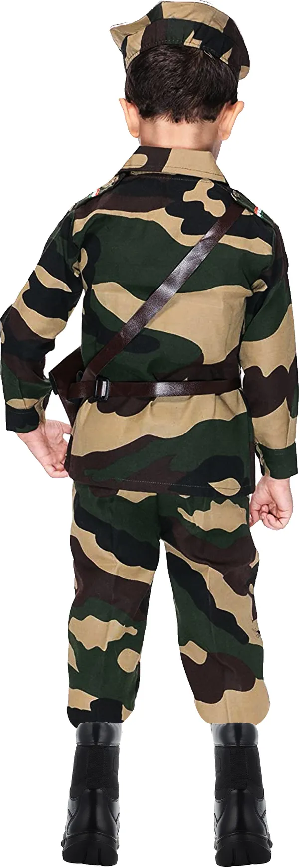 Multicolor__Army_Kids_Costume_Wear