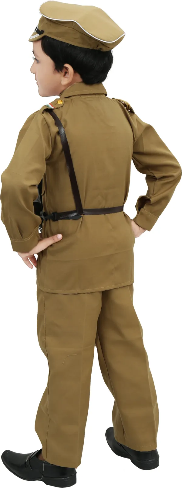 Beige__Police_Dress_Kids_Costume_Wear