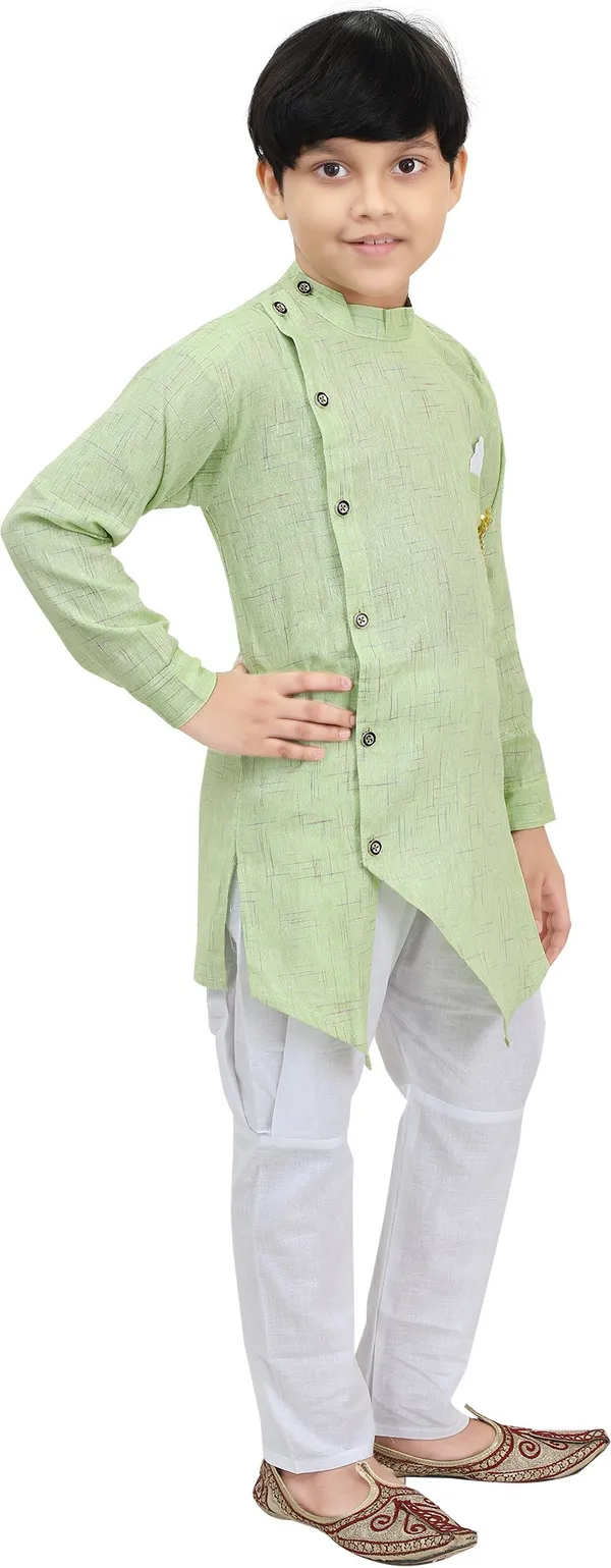 Light_Green_Full_Sleeve_carrydreams_Boys_Festive_&_Party_Kurta_and_Pyjama_Set_(Light_Green_Pack_of_1)
