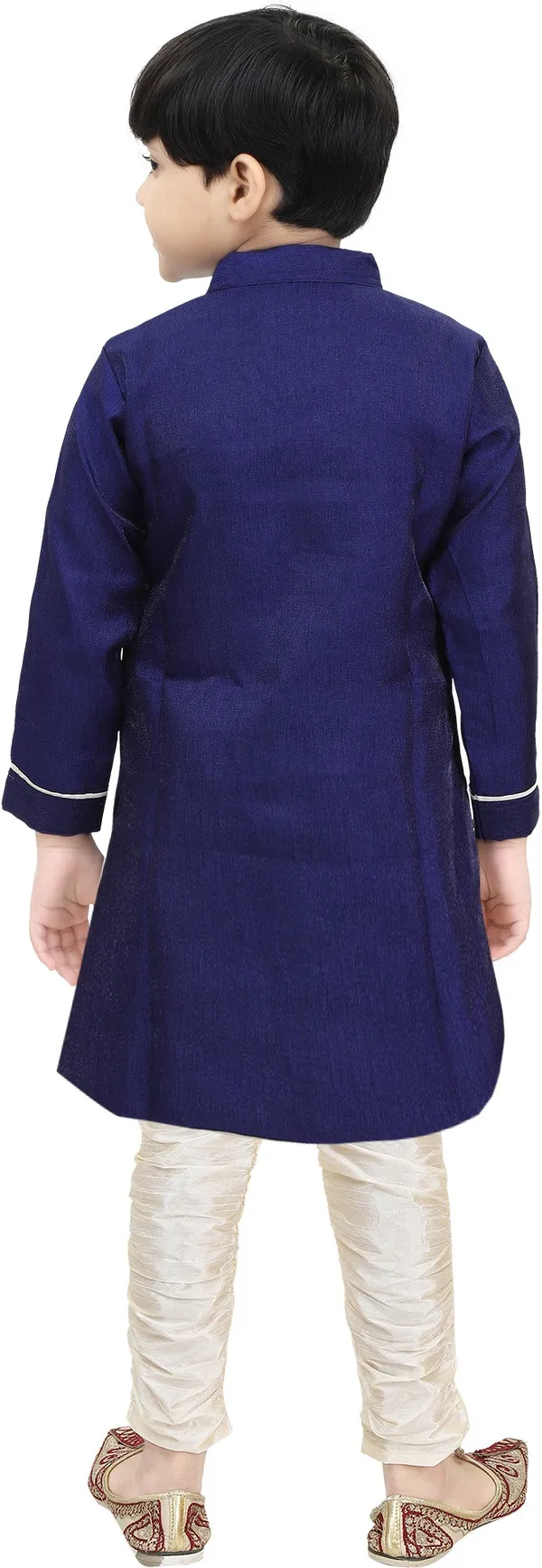 NavyBlue_Full_Sleeve_Boys_Wedding,_Festive_&_Party_Kurta_and_Pyjama_Set_(Blue_Pack_of_1)
