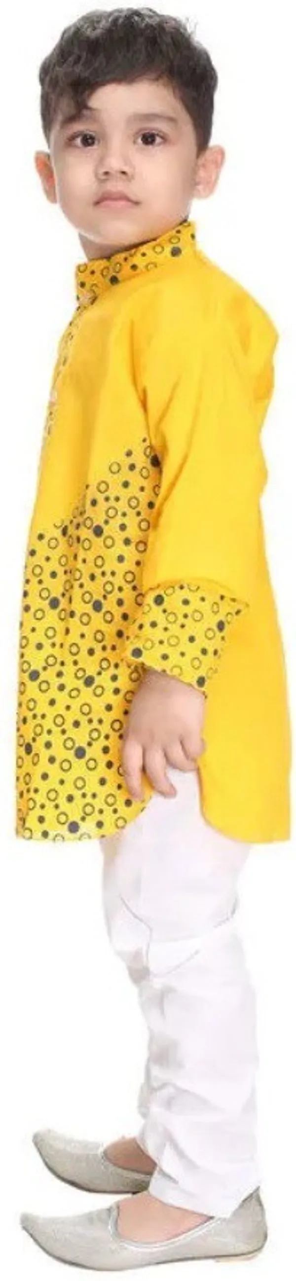 Yellow_Full_Sleeve_Boys_Festive_&_Party_Kurta_and_Churidar_Set_(Yellow_Pack_of_1)