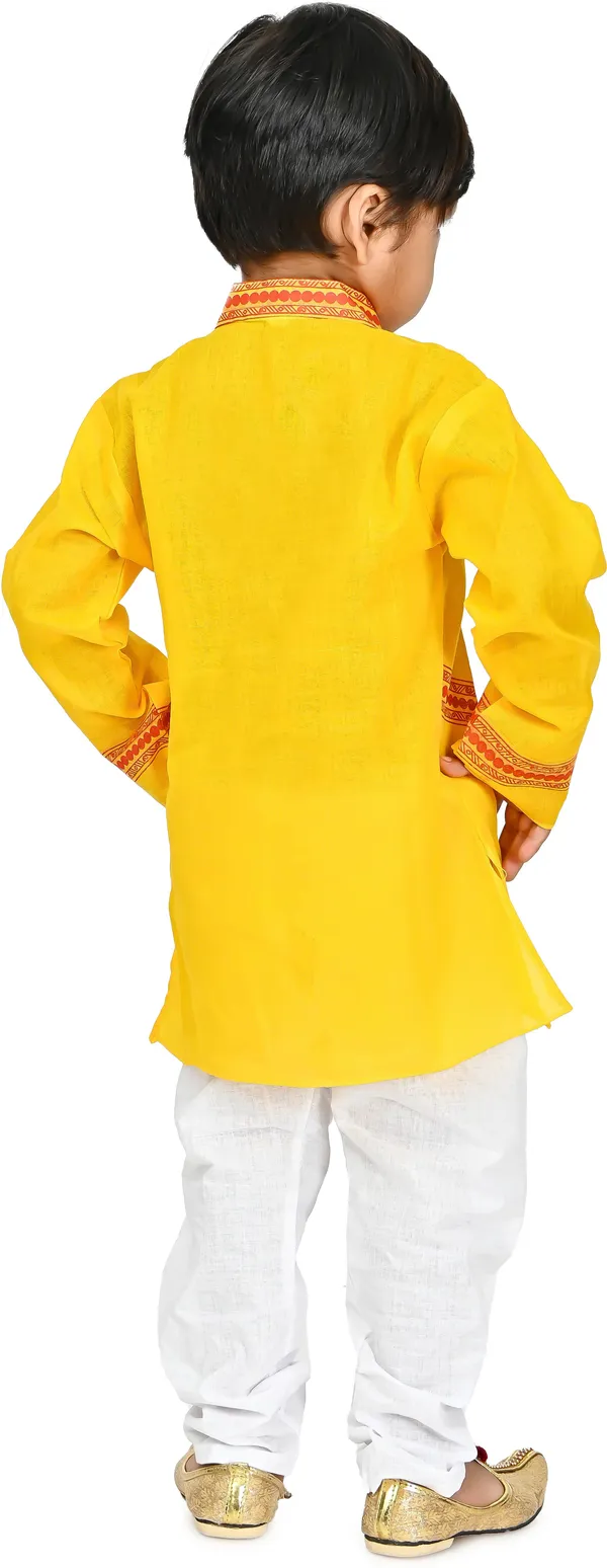 Yellow_Full_Sleeve_Boys_Festive_&_Party_Kurta_and_Churidar_Set_(Yellow_Pack_of_1)
