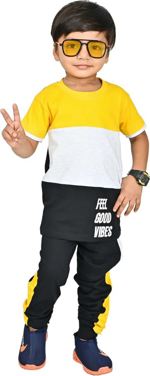 Yellow__Boys_Casual_T-shirt_Trouser_(Yellow)