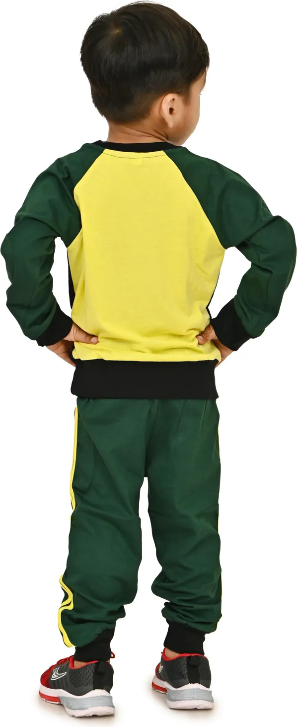 Green__Boys_Casual_T-shirt_Trouser_(Green)