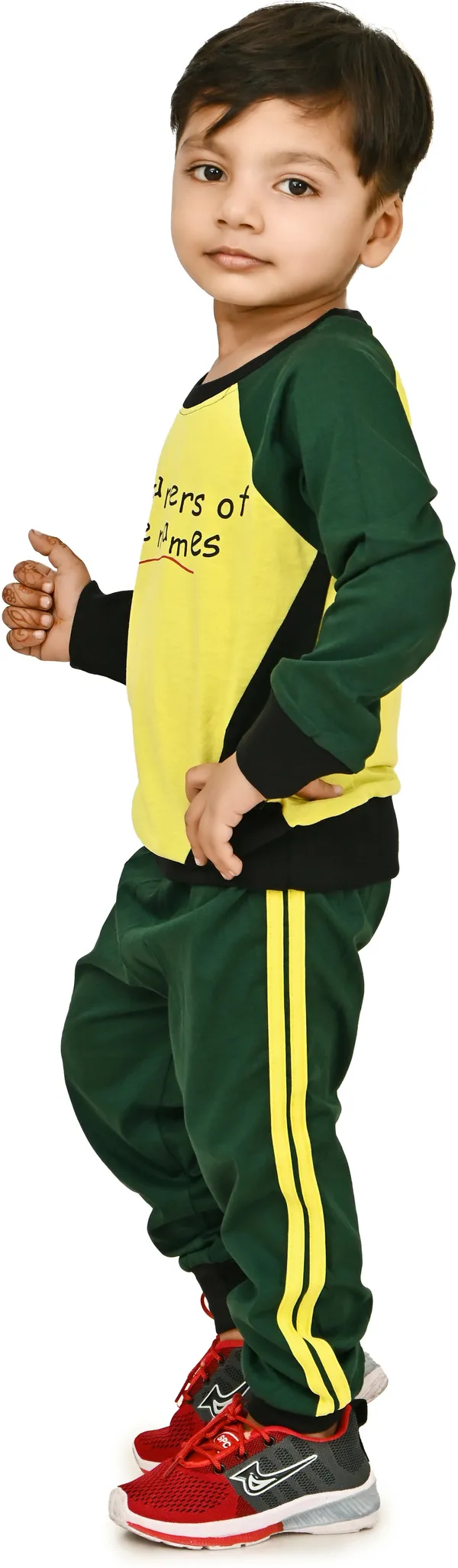 Green__Boys_Casual_T-shirt_Trouser_(Green)